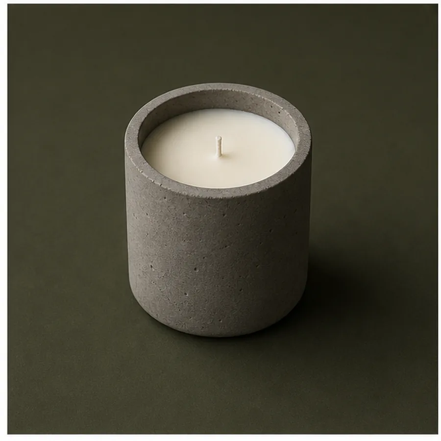 Свеча в бетоне — Хвоя после дождя